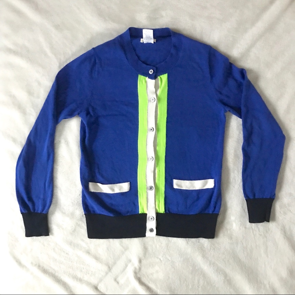 Crewcuts girls’ blue cardigan